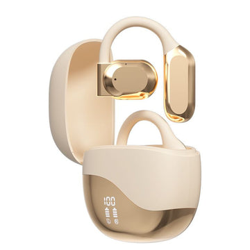 Écouteurs bluetooth conduction sport osseuse sans fil bluetooth 5.3 avec microphone antibruit étanchéité stéréo basses avec écran